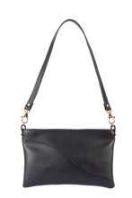 Load image into Gallery viewer, Kairi black baguette bag