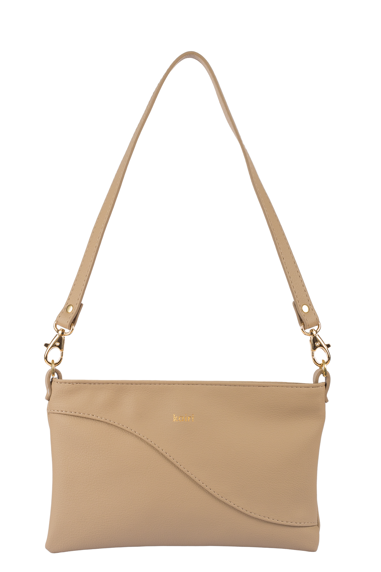 Kairi beige baguette bag 