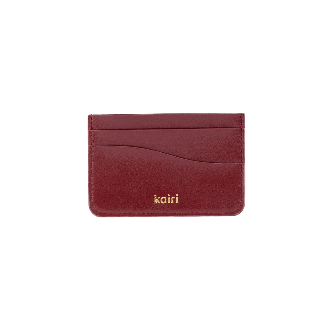 Curve Cardholder in Mulberry