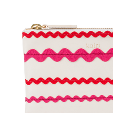 Load image into Gallery viewer, Zig Zag purse- red
