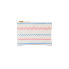 Load image into Gallery viewer, Zig Zag purse - pink &amp; blue

