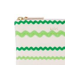 Load image into Gallery viewer, Zig Zag purse - green
